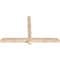 Ekena Millwork Eugene Smooth Timber Gable Bracket, Douglas Fir, 60"W x 38"H x 3 1/2"D x 3 1/2"F, 15/12 Pitch GBW060X38X0404EUG00SDF - alternate 3
